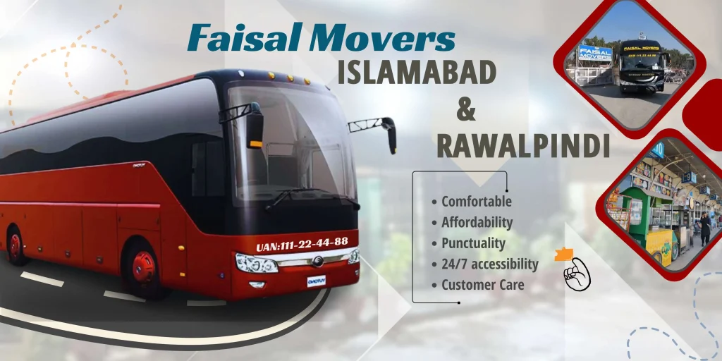 Faisal Movers Islamabad Rawalpindi Contacts Bus Timings